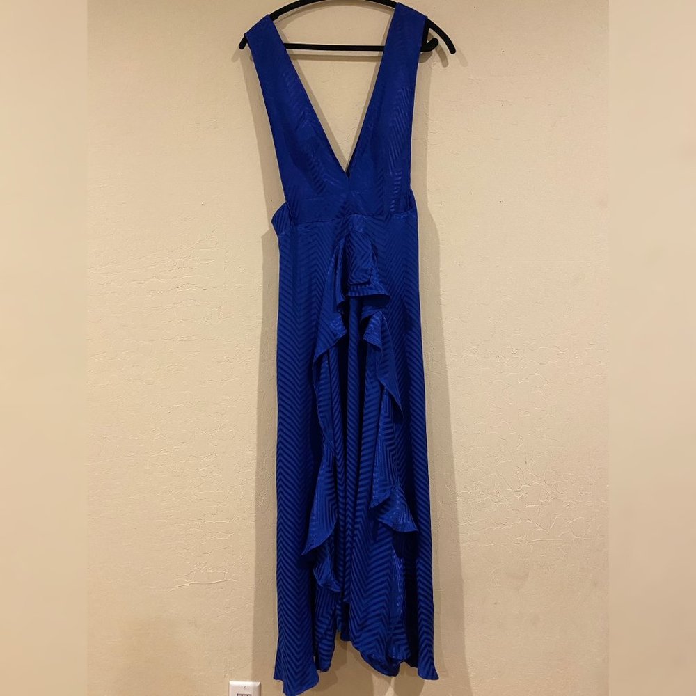 Topshop Cornflower Blue Maxi A-line dress - Size 10